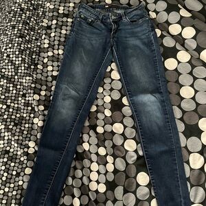 Levi’s  Blue Skinny Jeans with Faded Details